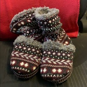 Muk Luks slippers.